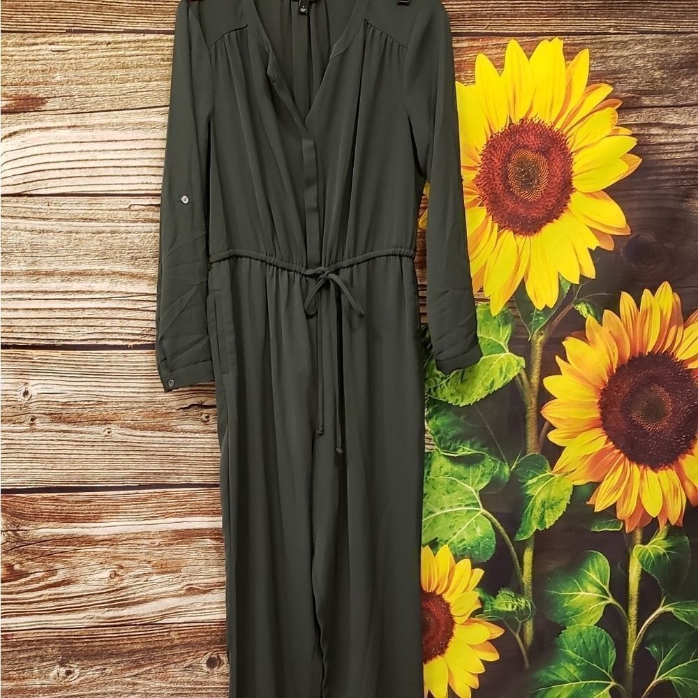 Signature Studio forest green Jumpsuit size large